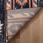 Well Woven Tulsa Lea Blue Traditional Southwestern Tribal 5x7 (5'3" x 7'3") Area Rug