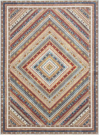 Keen Home Design 9x12 Rug - Machine Washable Area Rug with Non-Slip Backing, Ideal for Living Room, Dining Room, Bedroom - Vintage, Easy Clean, Durable, Low Pile Rug - (9' x 12')