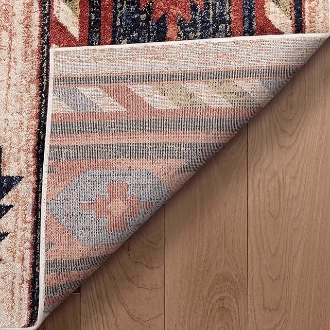 Well Woven Tulsa Lea Cream Traditional Southwestern Tribal 3x5 (3'11" x 5'3") Area Rug