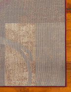Unique Loom Barista Collection Area Rug - Kouillou (3' 1" x 5' 3" Rectangle, Multi/ Brown)