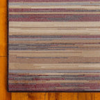 Unique Loom Barista Collection Area Rug - Icatu (5' 1" x 8' Rectangle Beige/Brown)