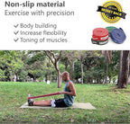 Fittest Pro by Limm Resistance Bands for Legs and Butt, Fabric Exercise Loop Bands Yoga, Pilates, Rehab, Fitness and Home Workout, Strength Bands for Booty